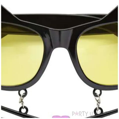 okulary party kot z wasem i uszami widmann