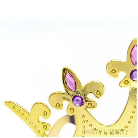 okulary party krolowa korona zloty tamipol