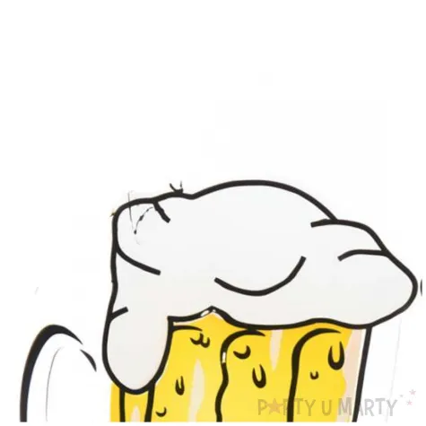 okulary party kufle piwa browar zolty tamipol