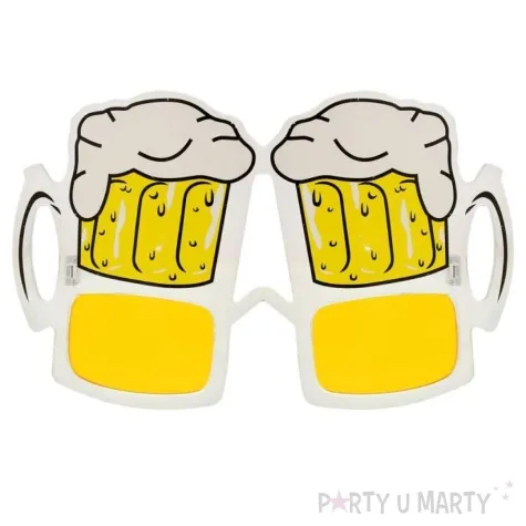 okulary party kufle piwa godan