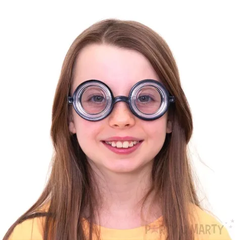 okulary party kujon okragle czarny partypal