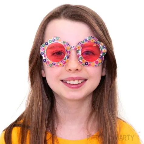 okulary party kwiatki stokrotki partypal