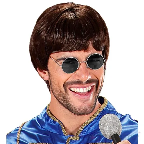 okulary party lenonki hipis czarny widmann