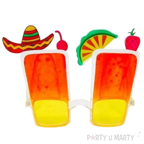 okulary party meksykanskie drinki z sombrero tamipol