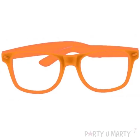 okulary party neonowe pomaranczowy arpex