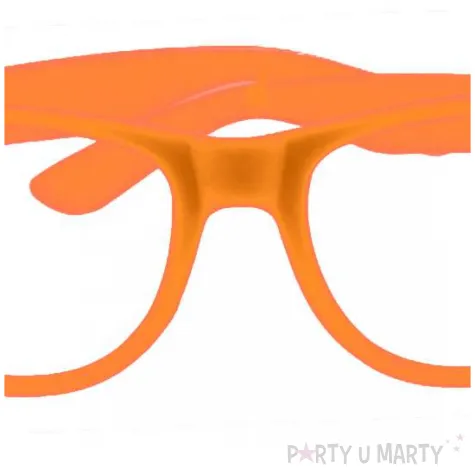 okulary party neonowe pomaranczowy arpex