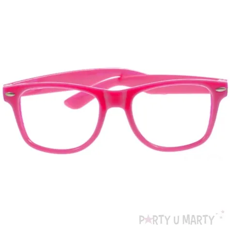okulary party neonowe rozowy arpex