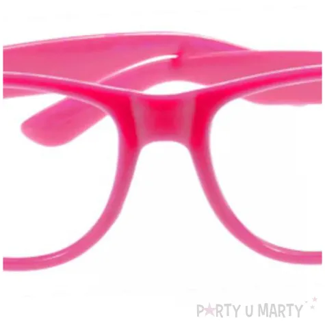 okulary party neonowe rozowy arpex