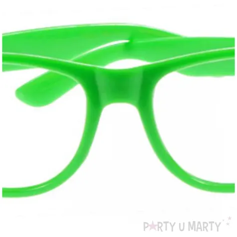 okulary party neonowe zielony arpex