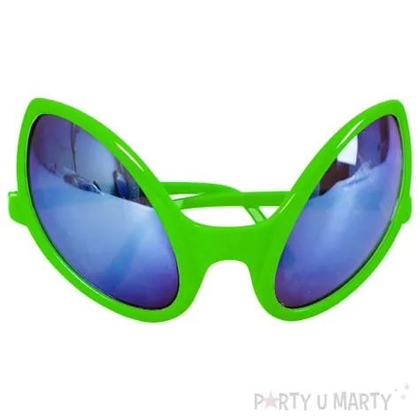 okulary party obcy kosmita zielony fyasa