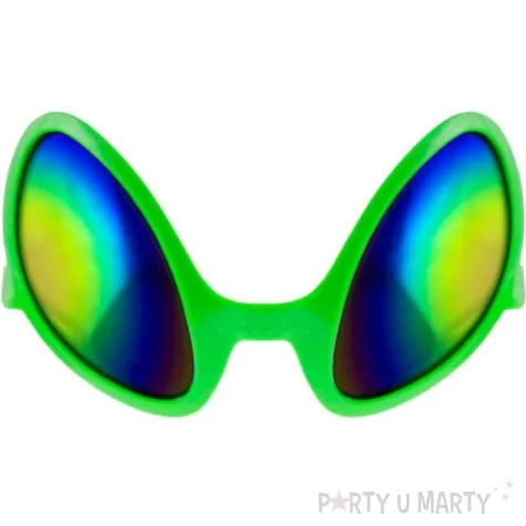 okulary party obcy kosmita zielony godan