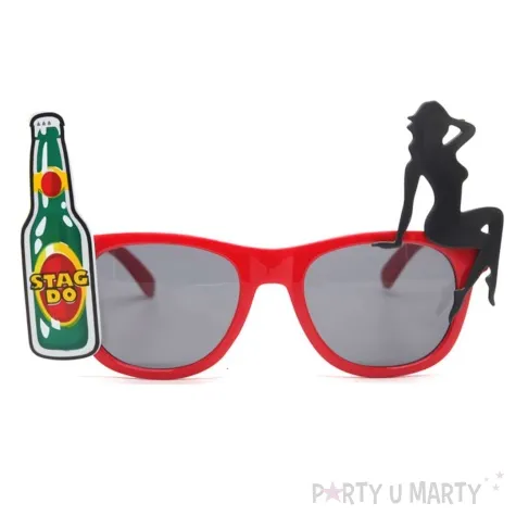 okulary party piwko i dziewczyna stag on tamipol