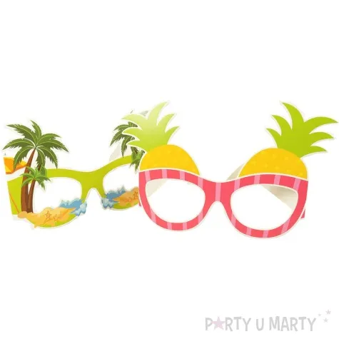 okulary party plaza i ananasy papierowe arpex 2 szt