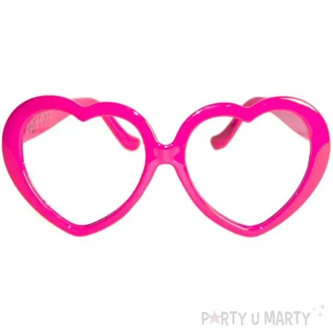 okulary party serca classic rozowe folat