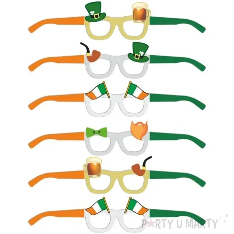 okulary party sw patryk impreza papierowe 6 szt