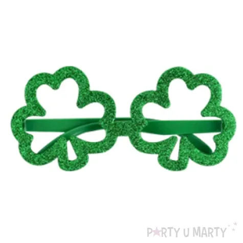 okulary party sw patryk koniczynki zielone smiffys