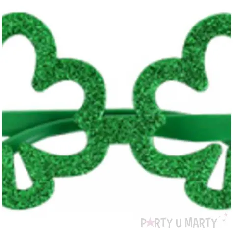 okulary party sw patryk koniczynki zielone smiffys