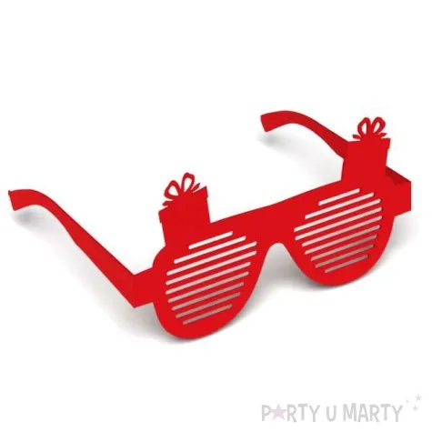 okulary party swiateczne prezenty papierowe 6 szt