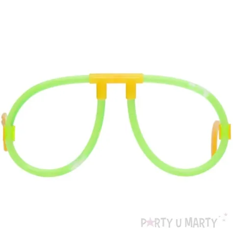 okulary party swietliki neon party zielony arpex 1 szt