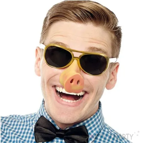 okulary party swinska twarz fries