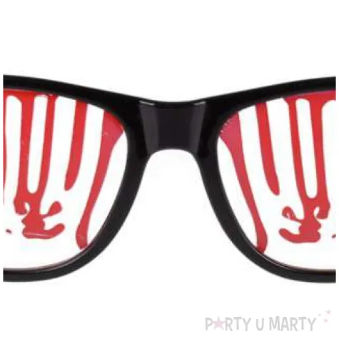 okulary party zakrwawione halloween arpex