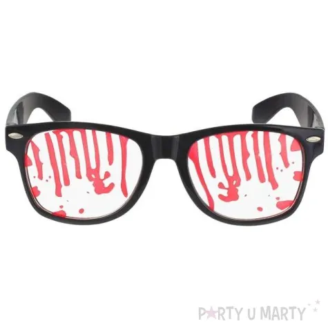 okulary party zakrwawione halloween godan