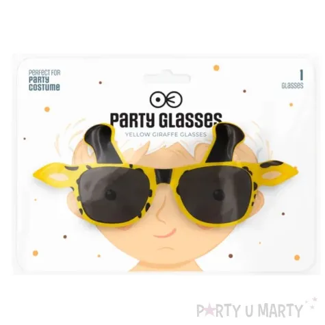 okulary party zyrafa partypal