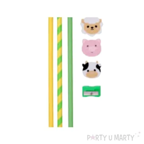 olowki domowe zwierzatka z gumka puckator 3 szt