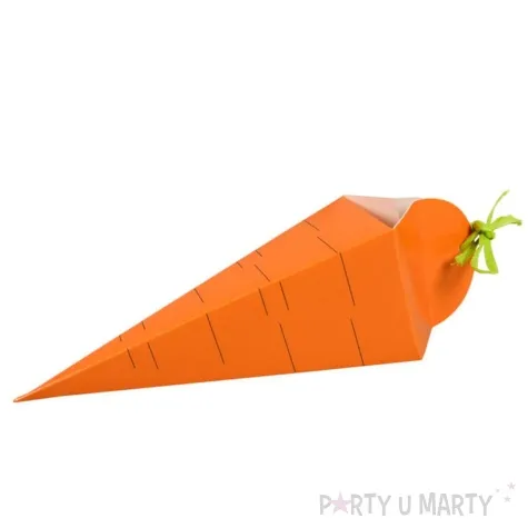 opakowanie na prezent marchewka pomaranczowy arpex 4 x 17 cm 6 szt