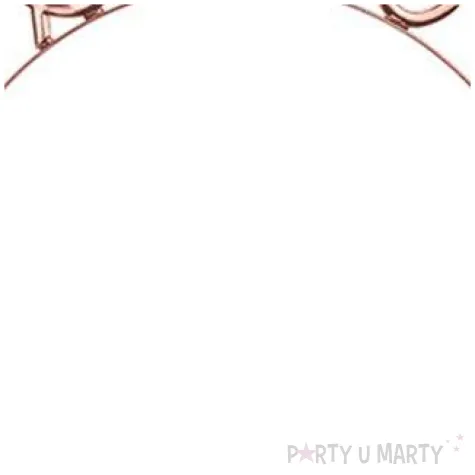 opaska bride rozowe zloto partydeco