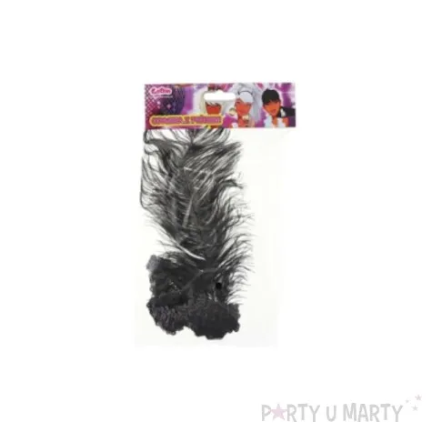 opaska elastyczna party retro czarna