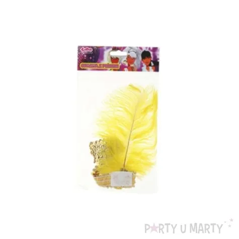 opaska elastyczna party retro zlota