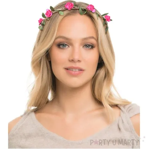 opaska elastyczna wianek rozowy arpex