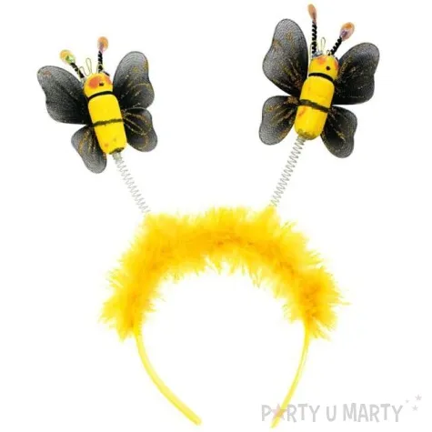 opaska na glowe pszczolka z puchem fries