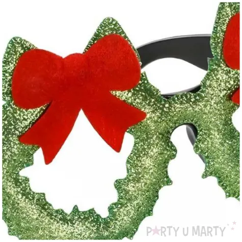 opaska na glowe swiateczny wieniec z kokardka dodatek do stroju na boze narodzenie swieta