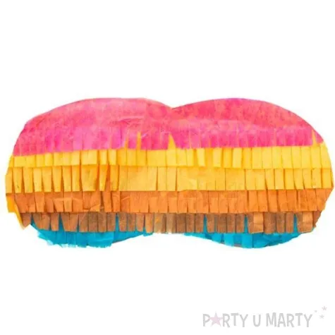 opaska na oczy piniata teczowa funny fashion