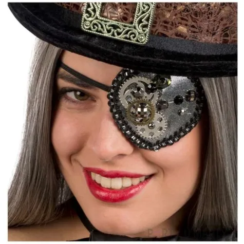 opaska na oko kola zebate czarna carnival toys