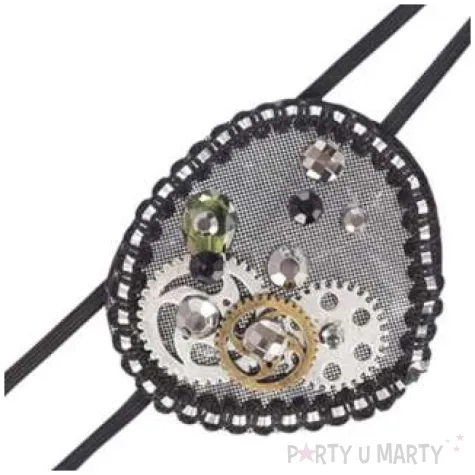 opaska na oko kola zebate czarna carnival toys