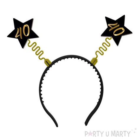 opaska party 40 urodziny gwiazdki