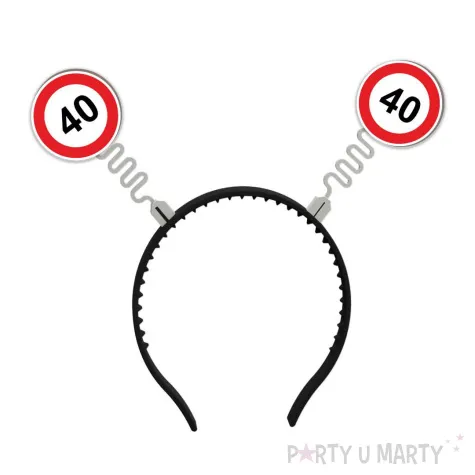 opaska party 40 urodziny traffic birthday