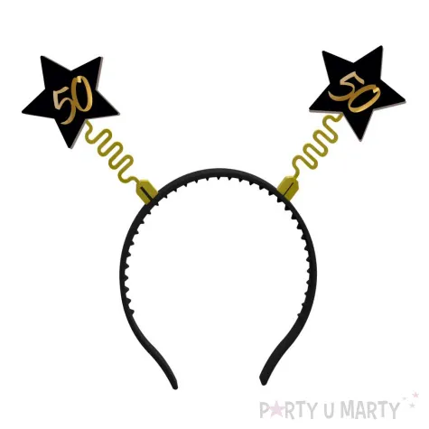 opaska party 50 urodziny gwiazdki