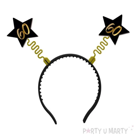 opaska party 60 urodziny gwiazdki