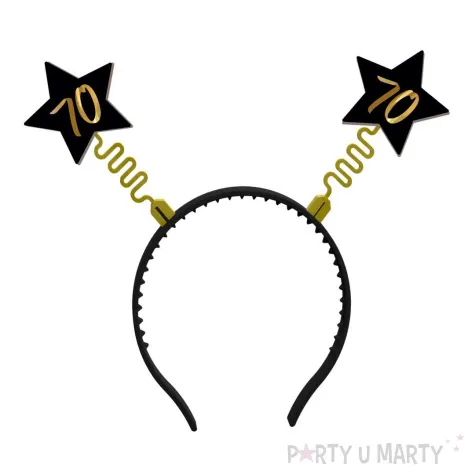 opaska party 70 urodziny gwiazdki