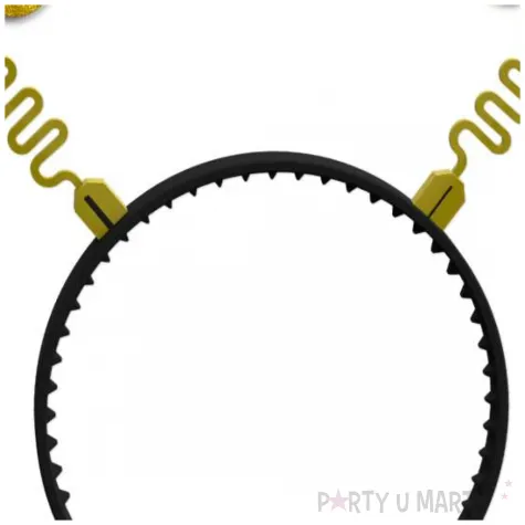 opaska party andrzejki brokatowy klucz zloty