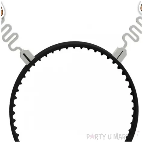 opaska party boze narodzenie ciastek w czapce