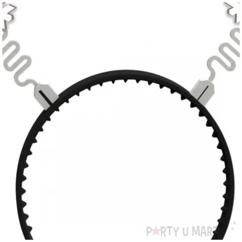 opaska party boze narodzenie sniezynki biale