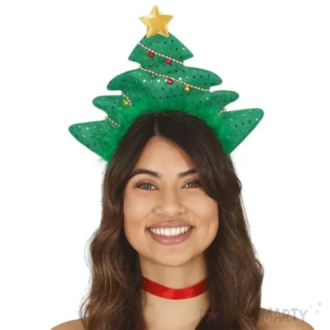 opaska party choinka z bombkami guirca