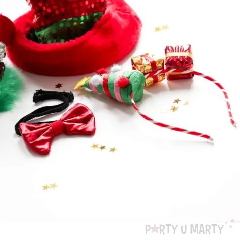 opaska party choinka z prezentami folat