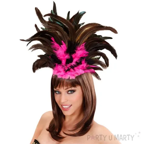 opaska party copacabana czarno rozowy widmann