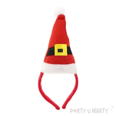 opaska party czapka mikolaja 11x19 cm